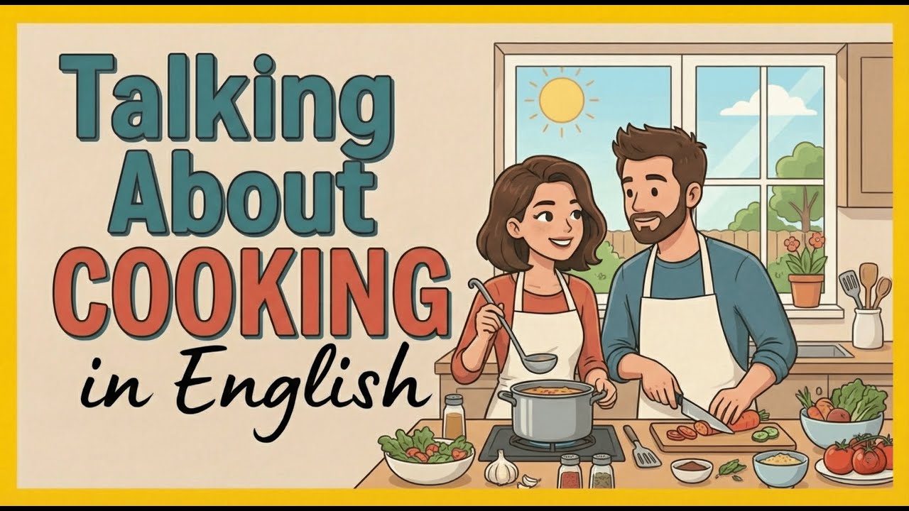 How to Talk About Cooking in English | English Conversation Practice | Easy English Podcast