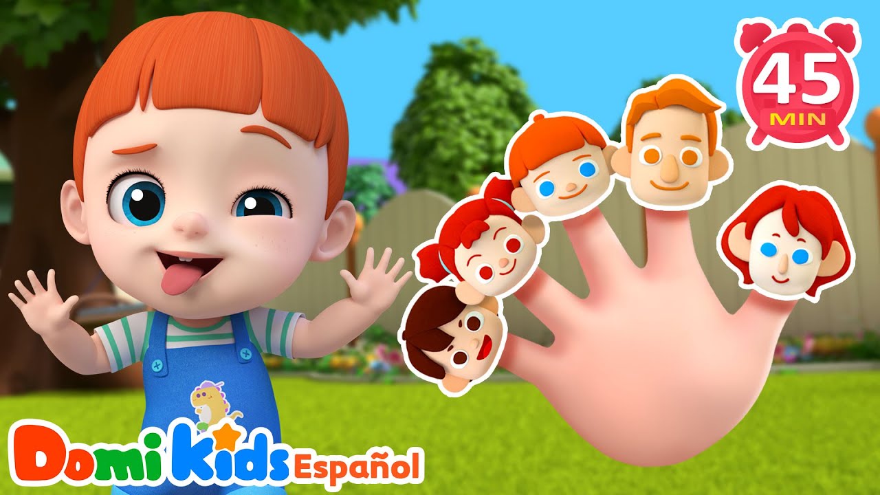 Papá Dedo, Mamá Dedo 👪🎵 | Familia Dedo | Canciones Infantiles | Domi Kids | LEFUN Kids TV