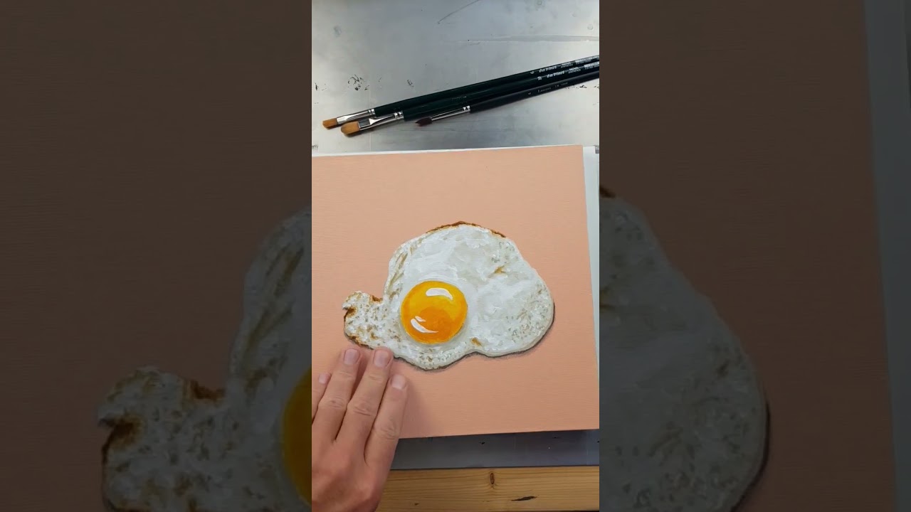 Solche Bilder kann man mit Acrylfarben malen