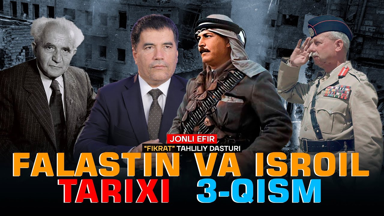 🔴 Falastin va Isroil tarixi. 3-qism #fikratuz