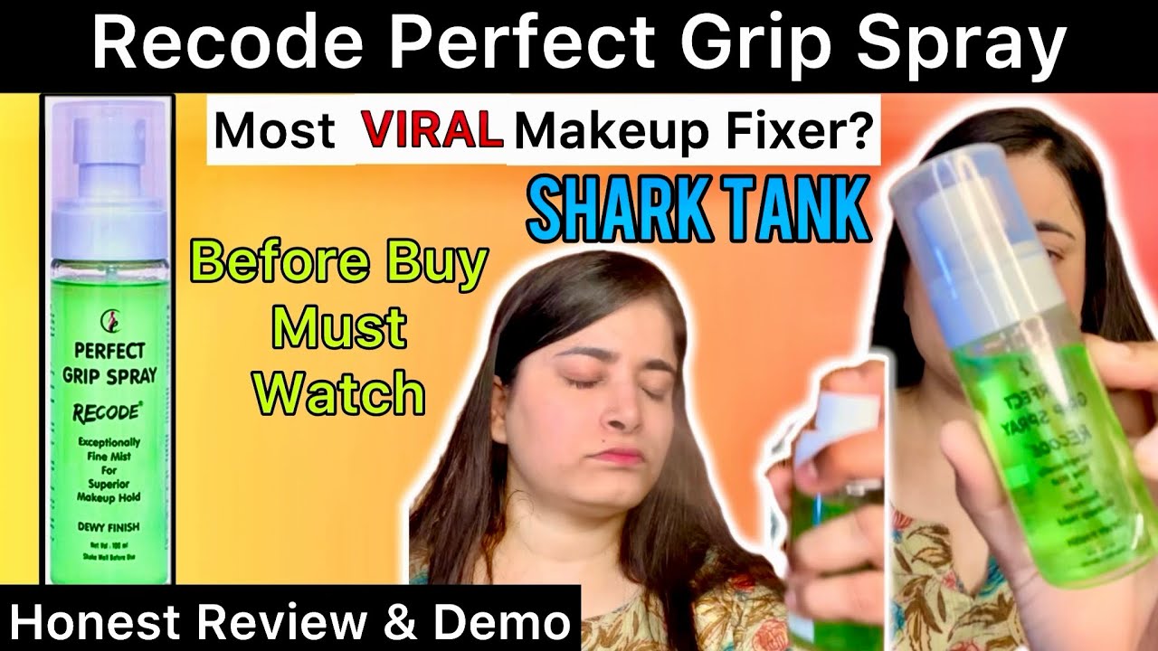 Recode Perfect Grip spray Review | How to use  recode grip spray | Channel Bloom