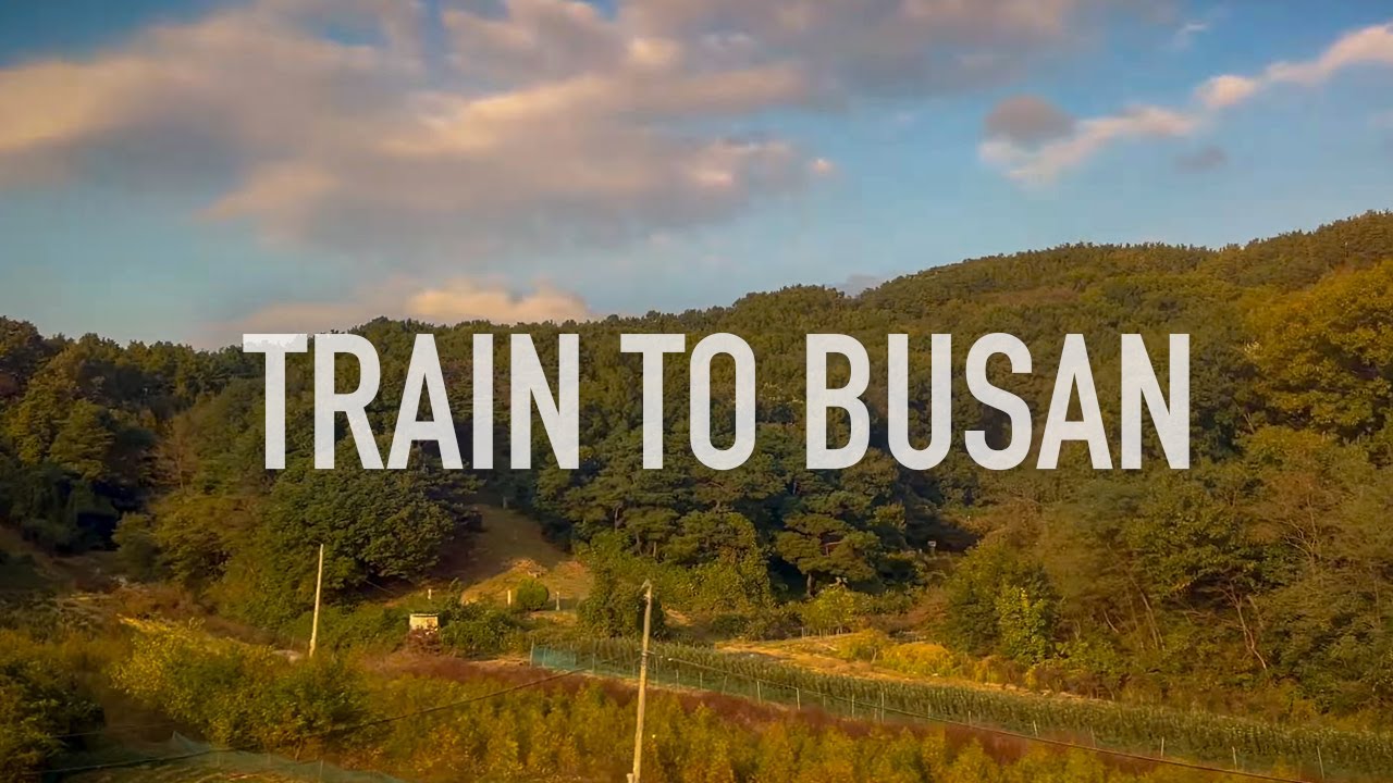 🇰🇷 Seoul to Busan by Train | Calm Window Views of Korea