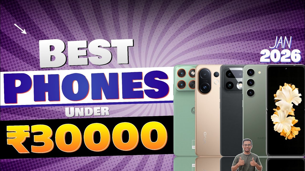 Top 5 Best Phones Under ₹30000 🔥 Camera, Gaming & Performance