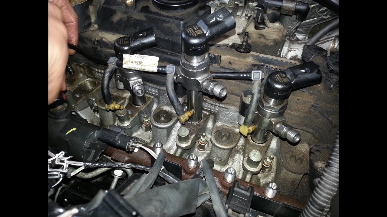 Demontage et remontage  injecteurs Megane 3  1.5DCI.
