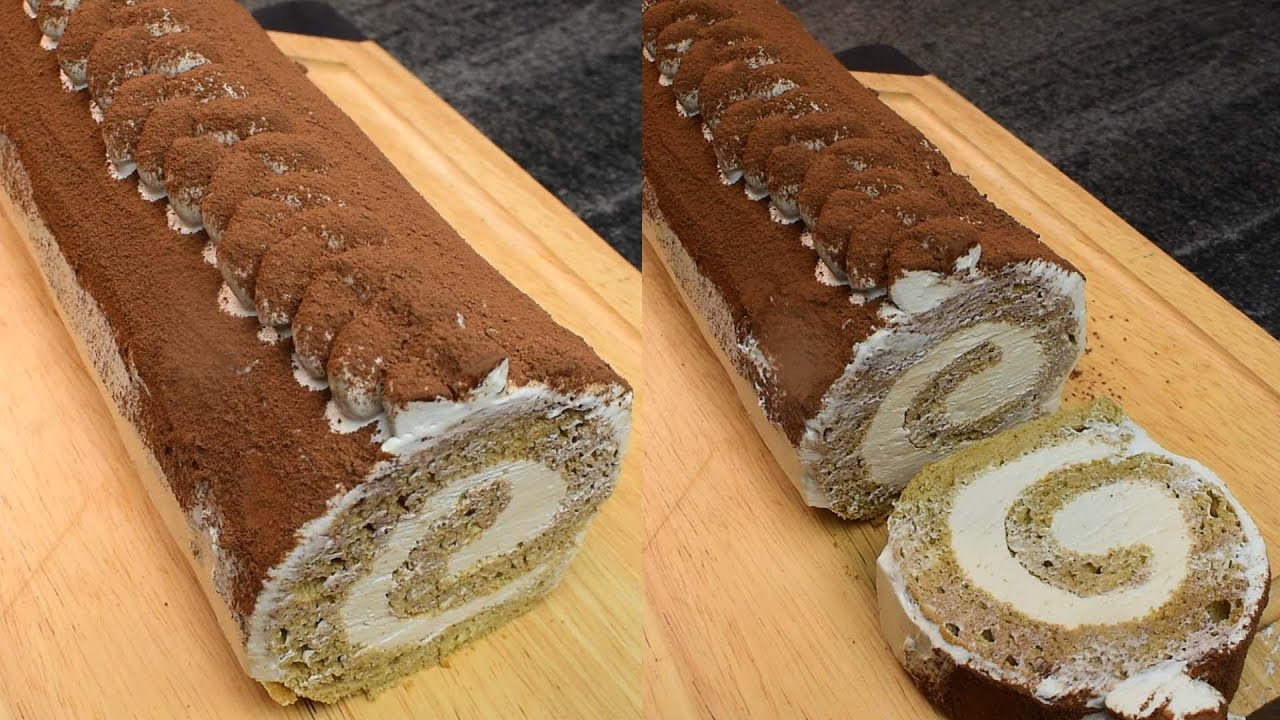 TIRAMISU ROLL - a delicious swiss roll