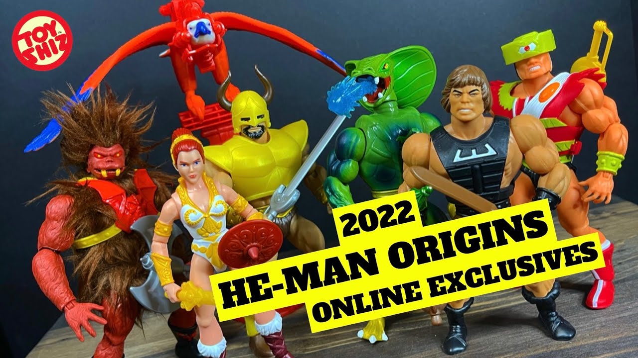2022 ALL HE-MAN ORIGINS ONLINE EXCLUSIVES | MOTU | Mattel Creations