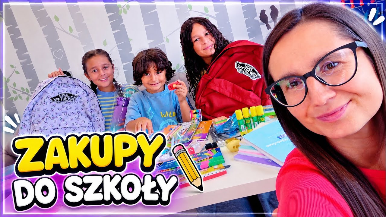 ZAKUPY DO SZKOŁY Back to School 2026! Wyprawka Szkolna dla 3 dzieci!