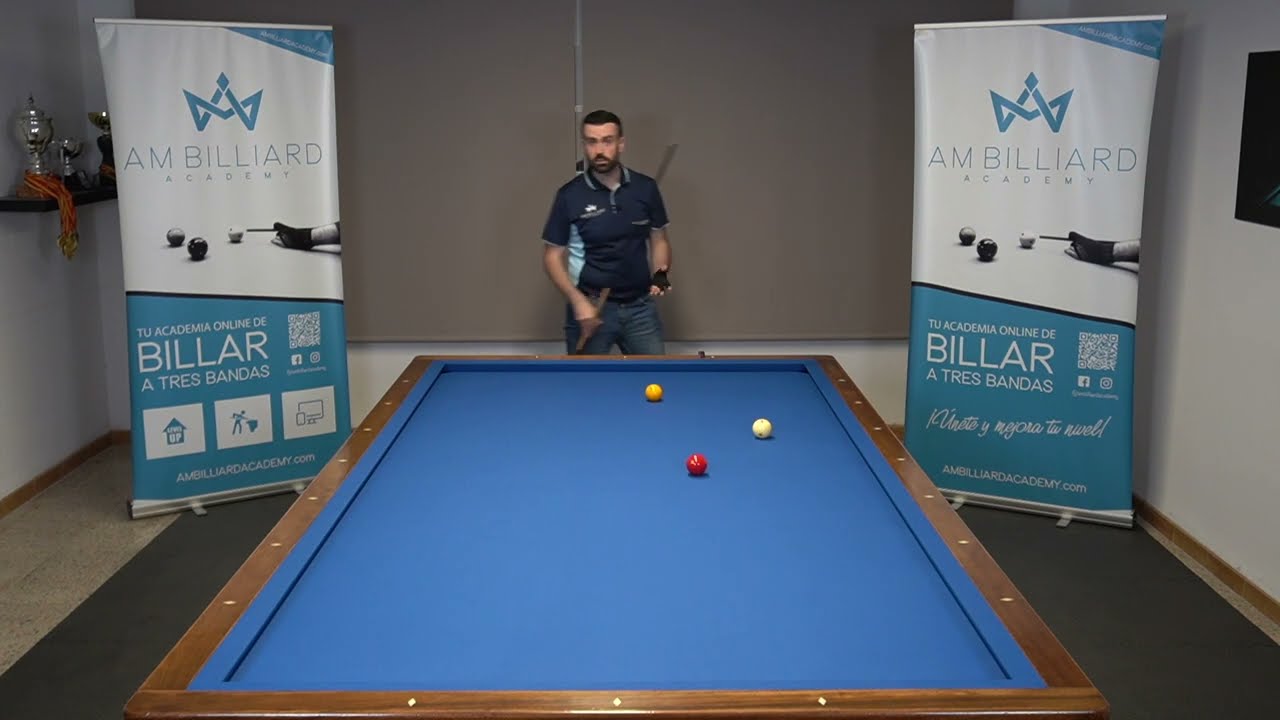 Billar a 3 bandas -  Patrón rodadas al centro