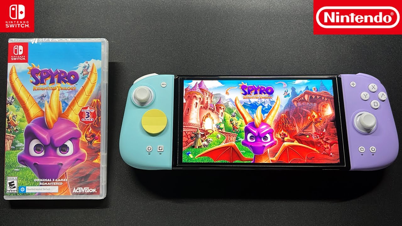 Unboxing Spyro Reignited Trilogy - Nintendo Switch OLED