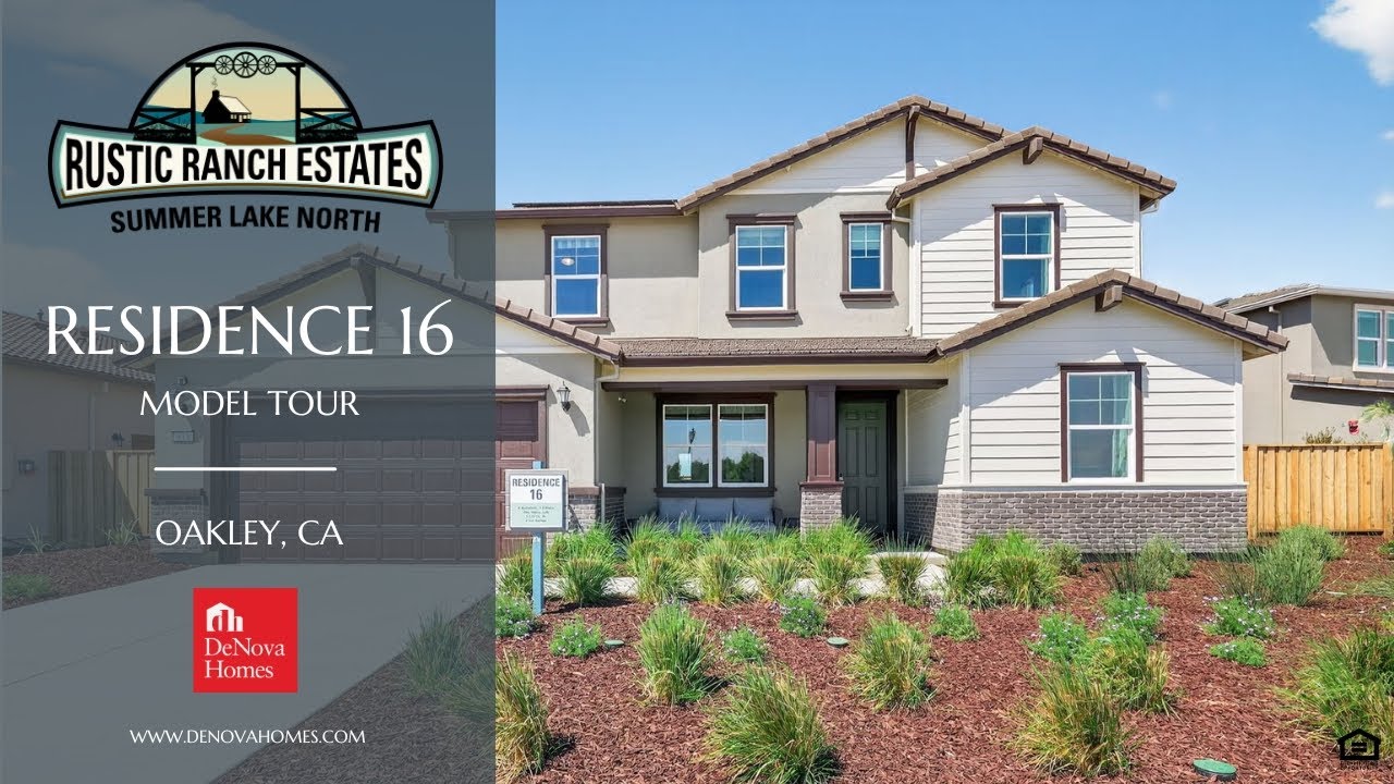 Rustic Ranch Estates Residence 16 at Summer Lake North in Oakley, Ca