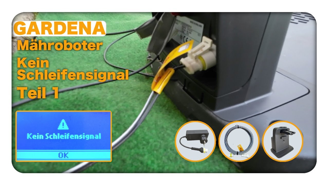 Kein Schleifensignal Teil 1- überprüfen der Stromversorgung - Gardena Mähroboter