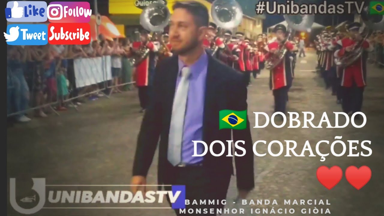DOBRADO DOIS CORAÇÕES | BAMMIG Banda Marcial Monsenhor Ignácio Gióia