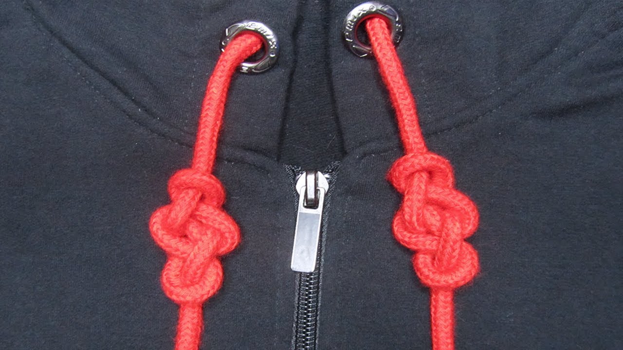 Ave Craft: How to Tie Hoodie Strings for beginners. Easy instructions for tying hoodie knots.
