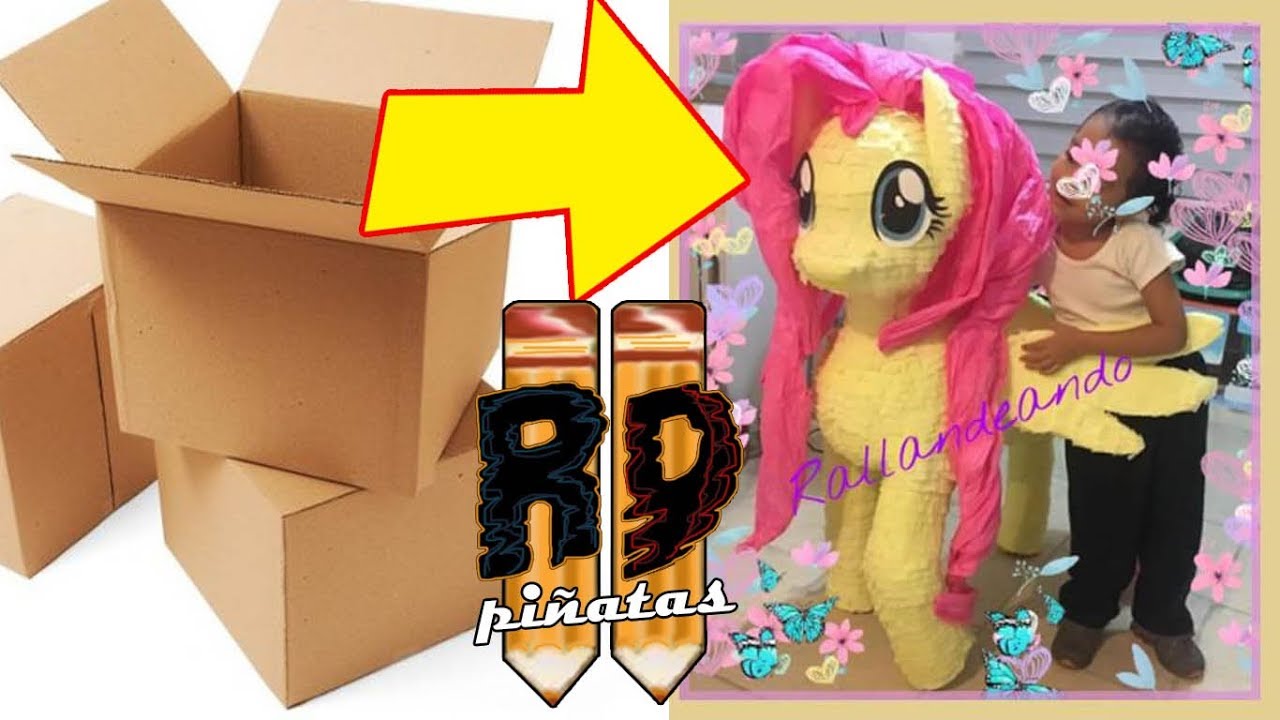 Piñata de my little Pony paso a paso