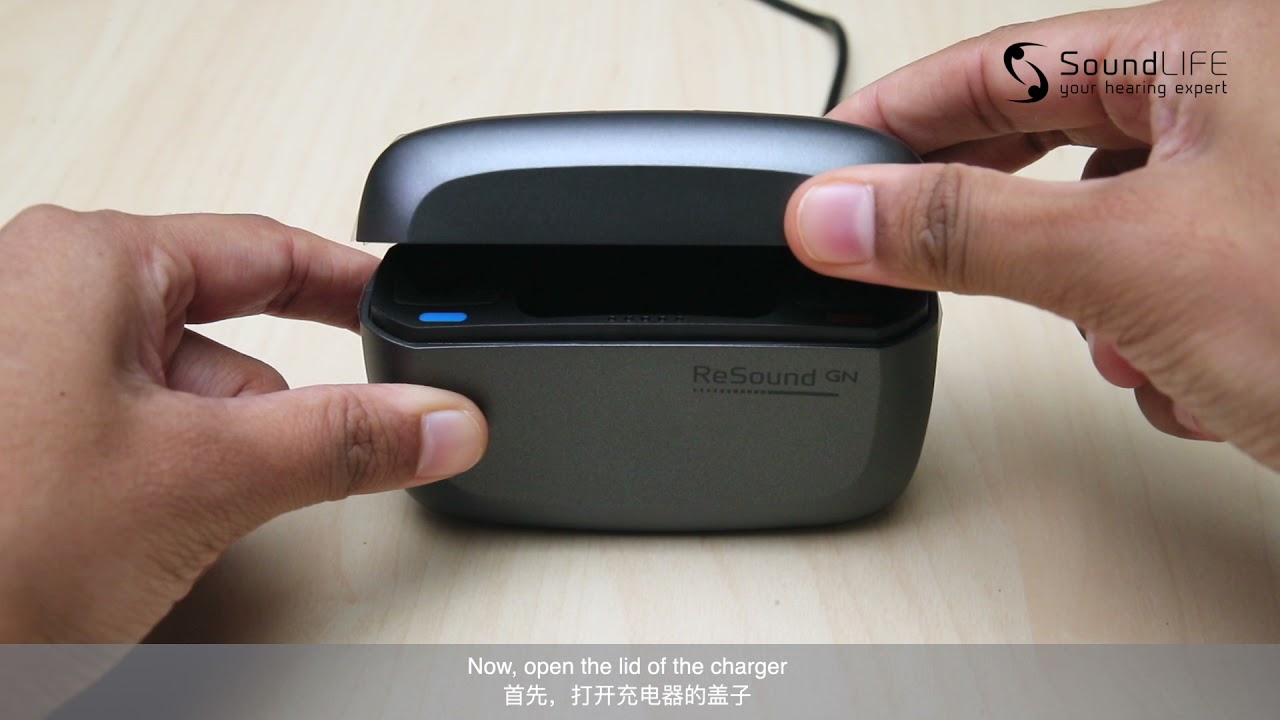 How to charge ReSound hearing aids