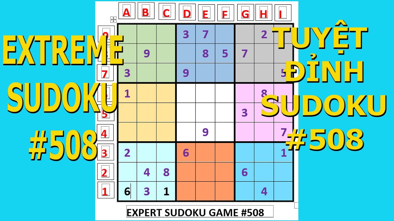Sudoku Masterpiece- Tuyệt tác Sudoku