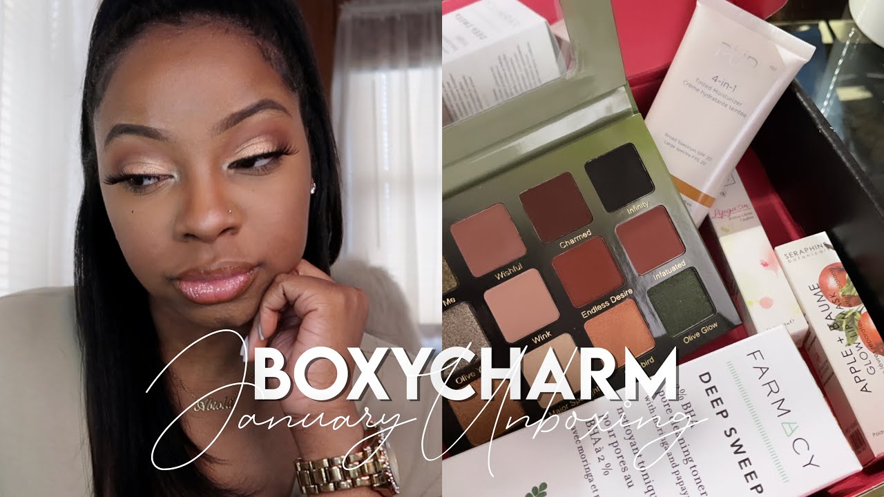 january boxycharm unboxing + try on | Abiola K.