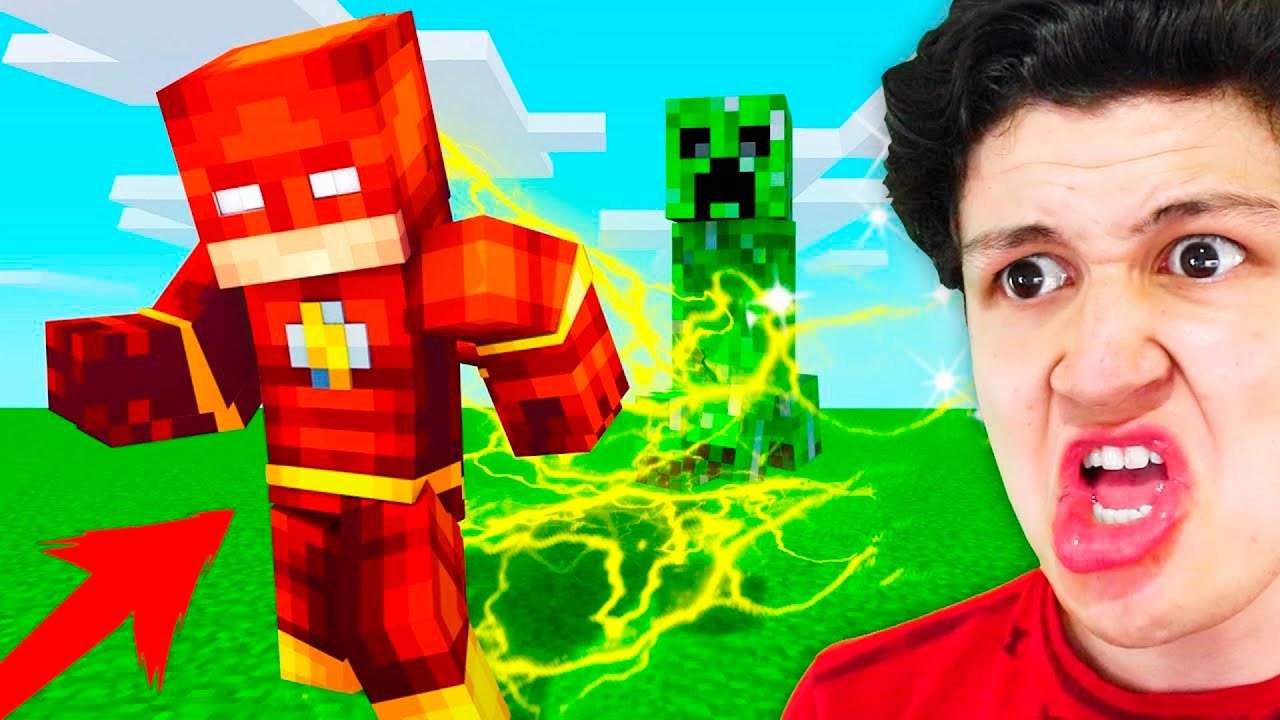 Soy FLASH en MINECRAFT! *SÚPER VELOCIDAD* Minecraft Mods