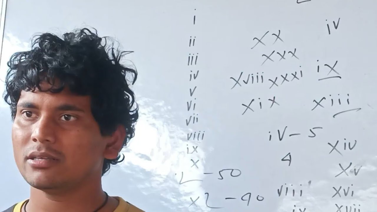 रोमन संख्या सीखे ट्रिक से #maths #teaching #video 🥰🥰