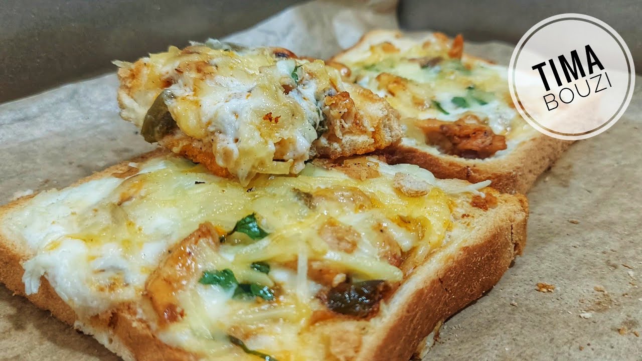 مملحات تاع 5 د بخبز التوست 🇩🇿♥️ من أروع الوصفات خفيفة ومقرمشة ♥️ pain