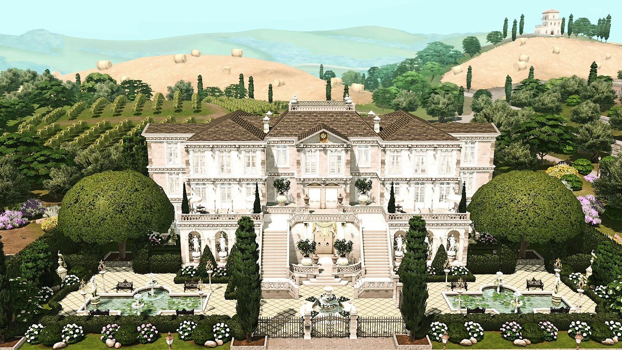 Grand Palace Of Bellacorde 👑 I The Sims 4 Speed Build I CC