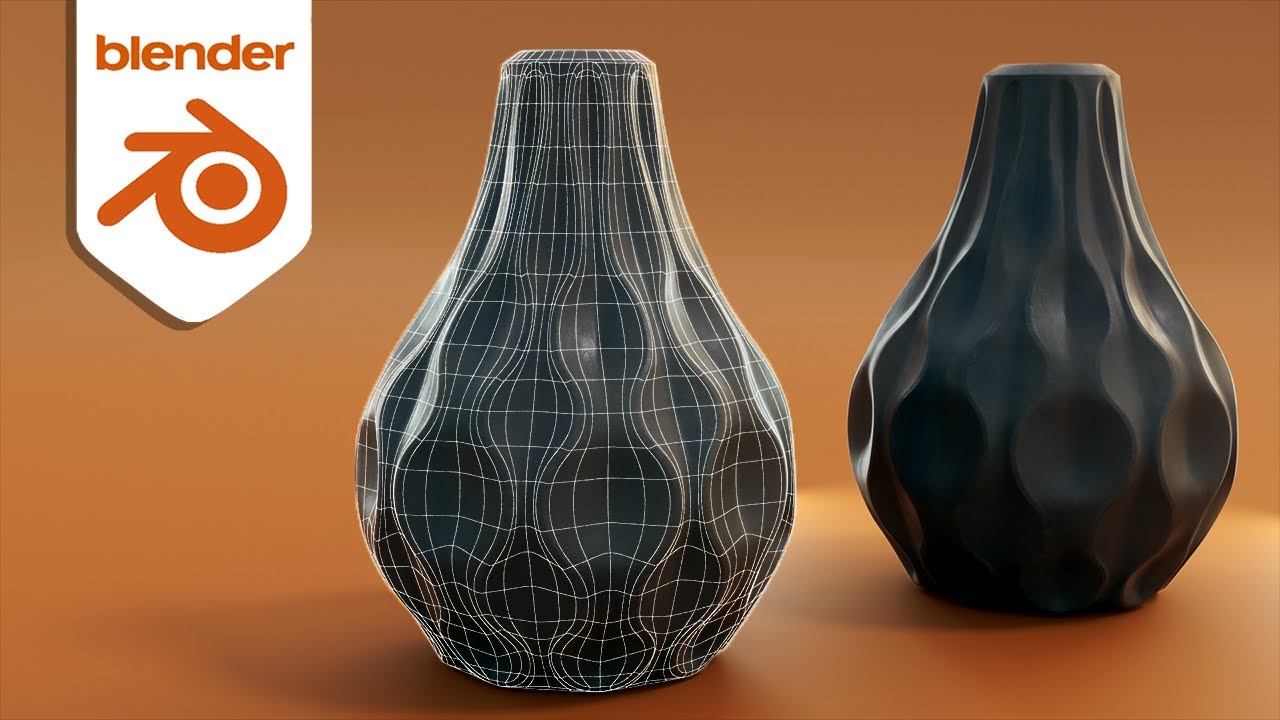 Как сделать вазу в Blender