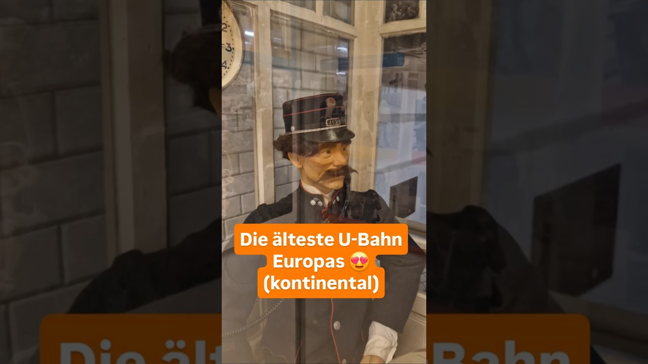 Kennst du die &auml;lteste U-Bahn Europas (Festland)? Hier ist sie! #&ouml;ffiliebe #geschichte #metromuseum