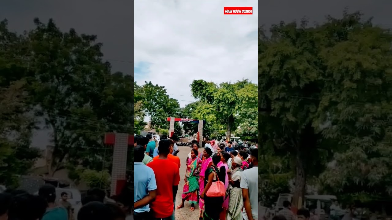 Tribal women started agitating in Mufassil police station Dumka
