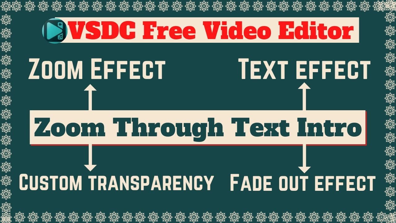 🔥How to Make Zoom Through Text Intro In VSDC Free Video Editor🔥| Video Editing For Beginners | Hindi