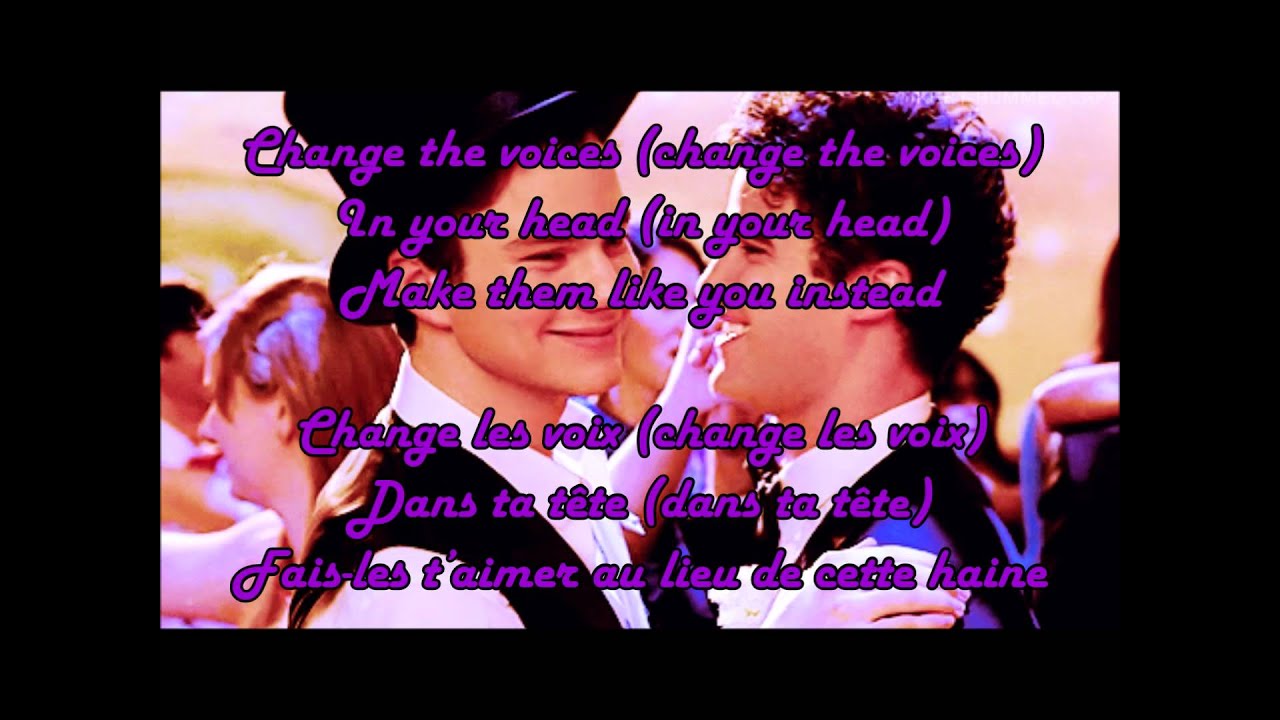 Glee - Perfect (lyrics + traduction française)