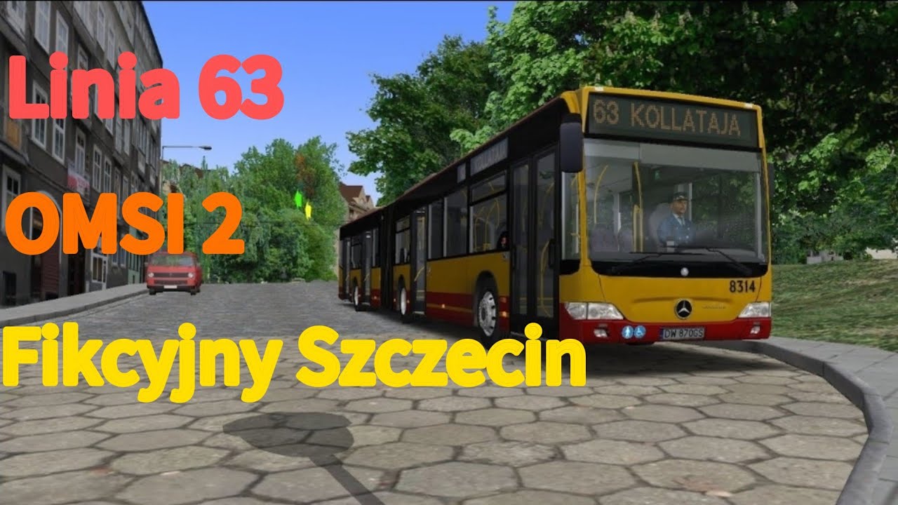 [OMSI 2 #12] Fikcyjny Szczecin Linia 63 - Mercedes-Benz Citaro G (Skolwin - kolłątaja)  