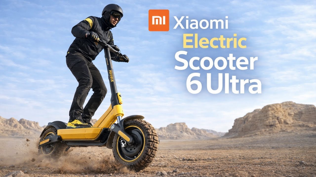 Первый взгляд на электросамокат Xiaomi Electric Scooter 6 Ultra: мощный двигатель и большой запас...