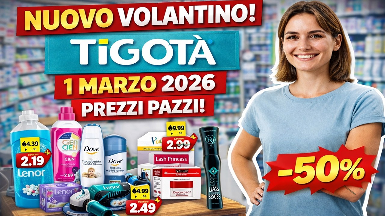 🧴 Tigotà volantino dal 1 Marzo 2026 — #anteprima