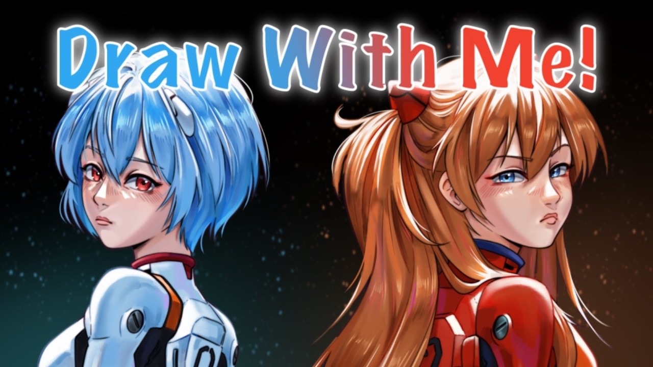 Thanks for 1K! Draw With Me! Evangelion Speedpaint!