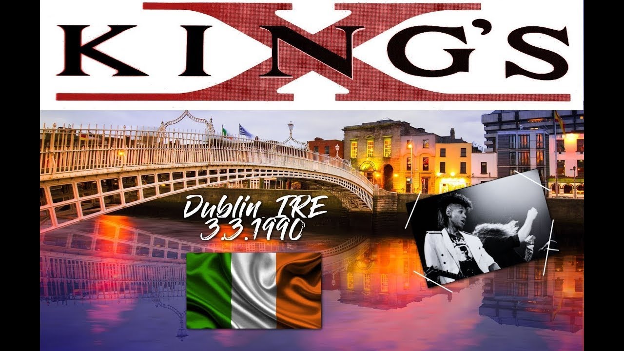 3.3.1990 King's X live in Dublin, Ireland (Re-Up with missing audio) #kingsxlive #kingsx