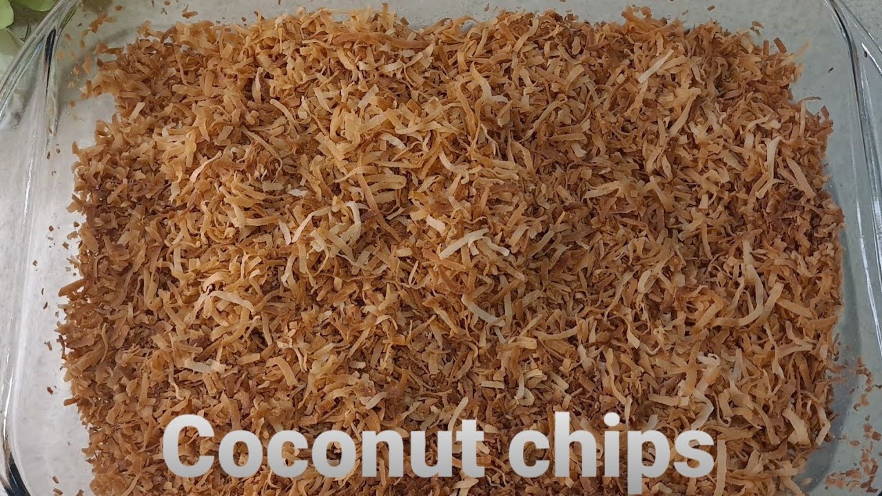 How to Make Coconut Chips Recipe | DIY Coconut Sweetened Flakes | Healthy Homemade Snack