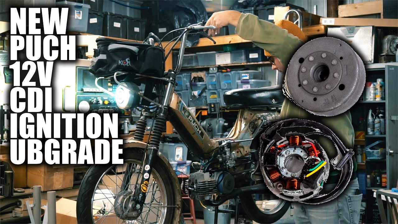 NEW PUCH 12V CDI CROSS COUNTRY SET INSTALL