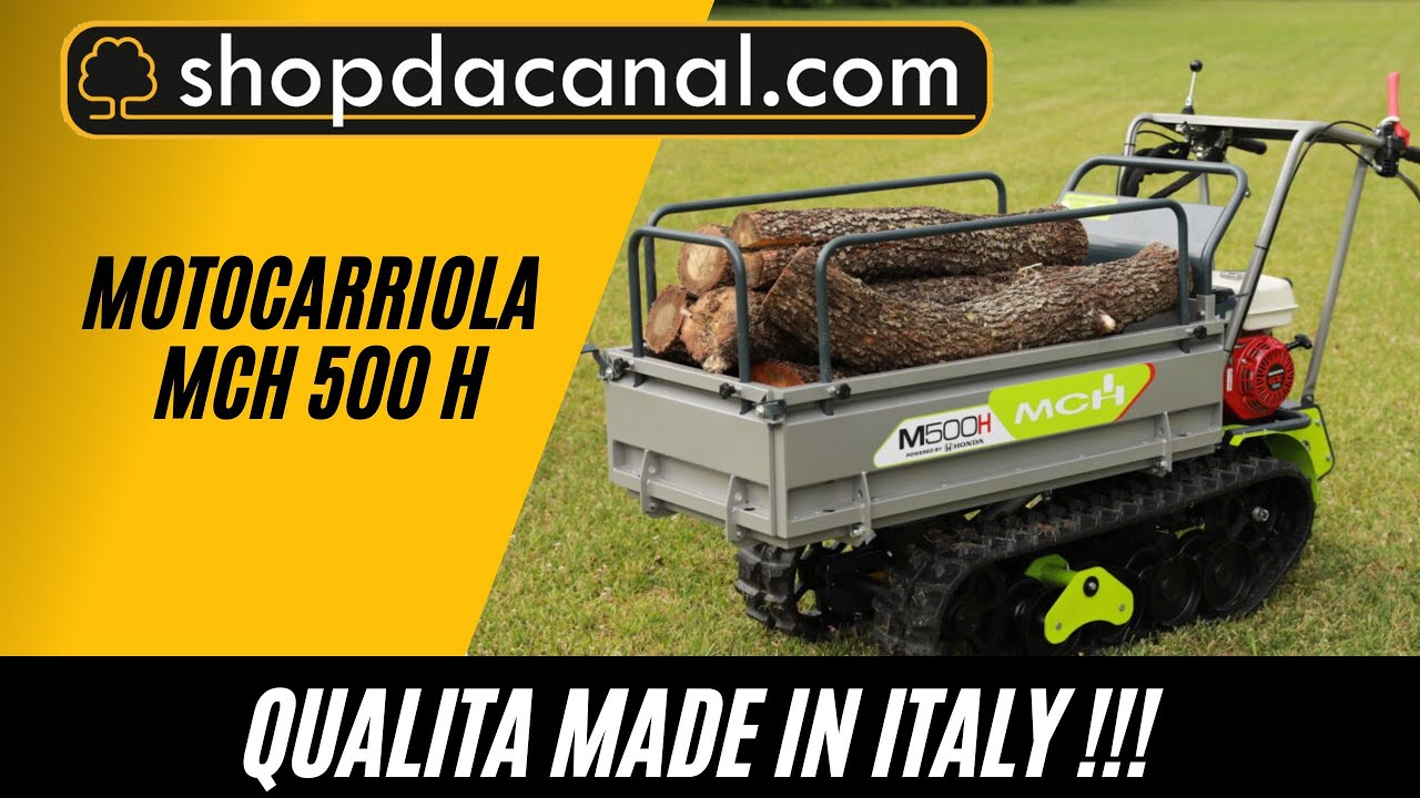 Motocarriola MCH 500 H: Potenza e Versatilità per Ogni Lavoro!
