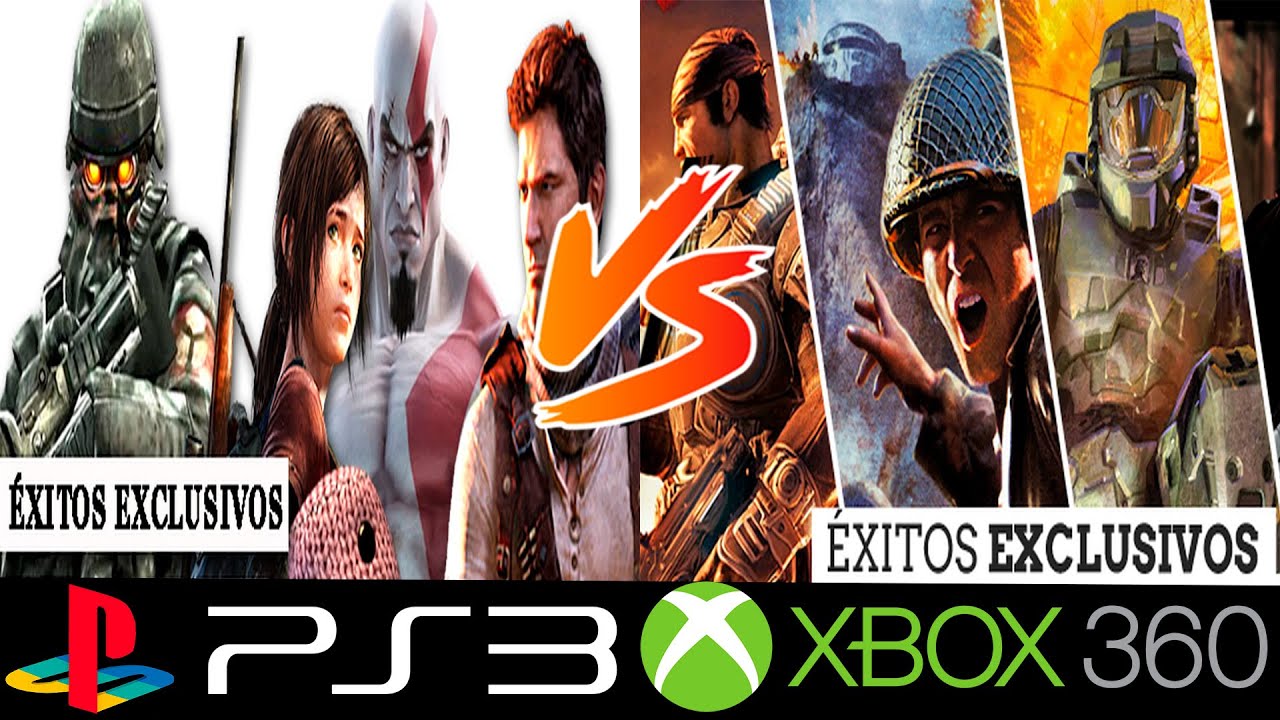 🎮¿Cuál Tenía Mejores Gráficos? Xbox 360 vs PlayStation 3 | Comparación Juegos Exclusivos🔥