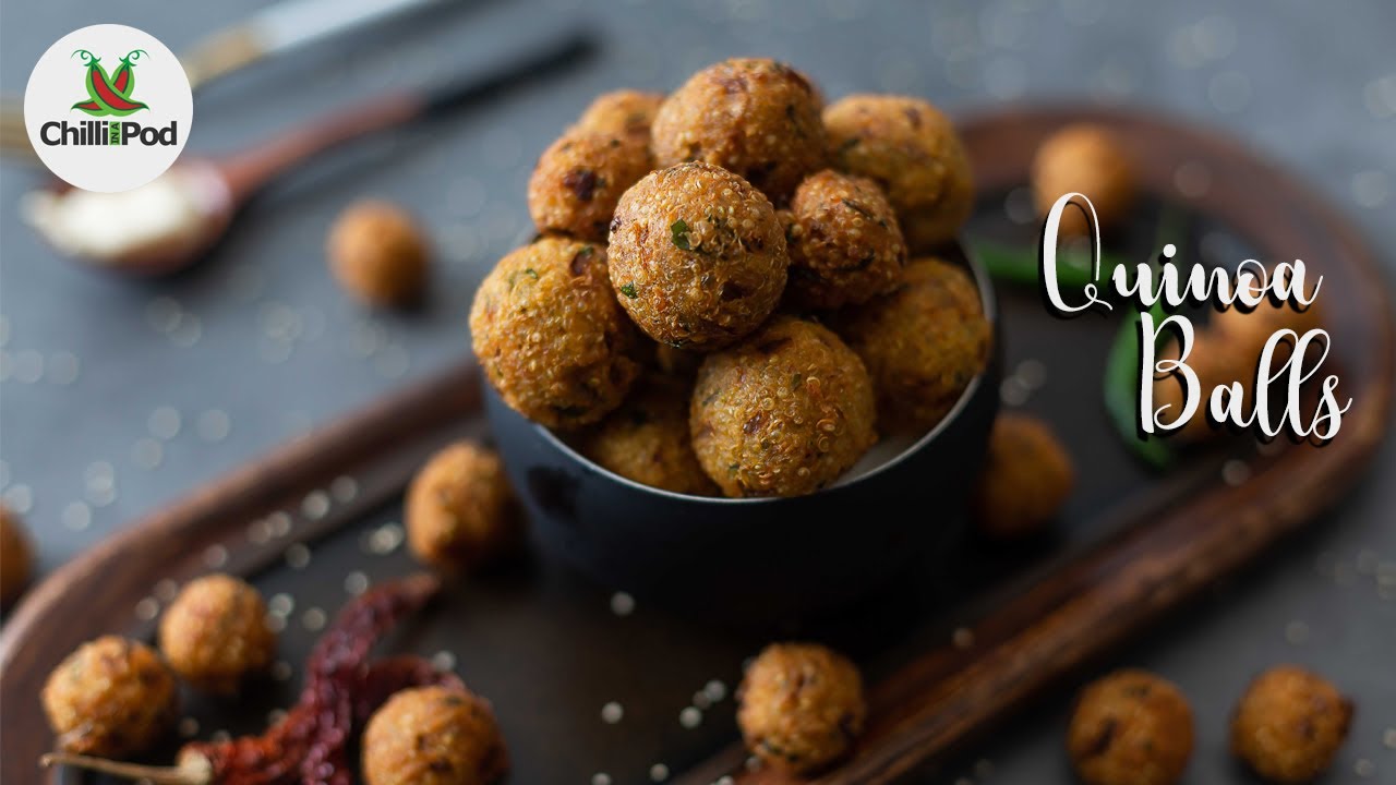 Fried Quinoa ? yes .. Quinoa Balls Recipe | Kids will love it - Chili in a pod