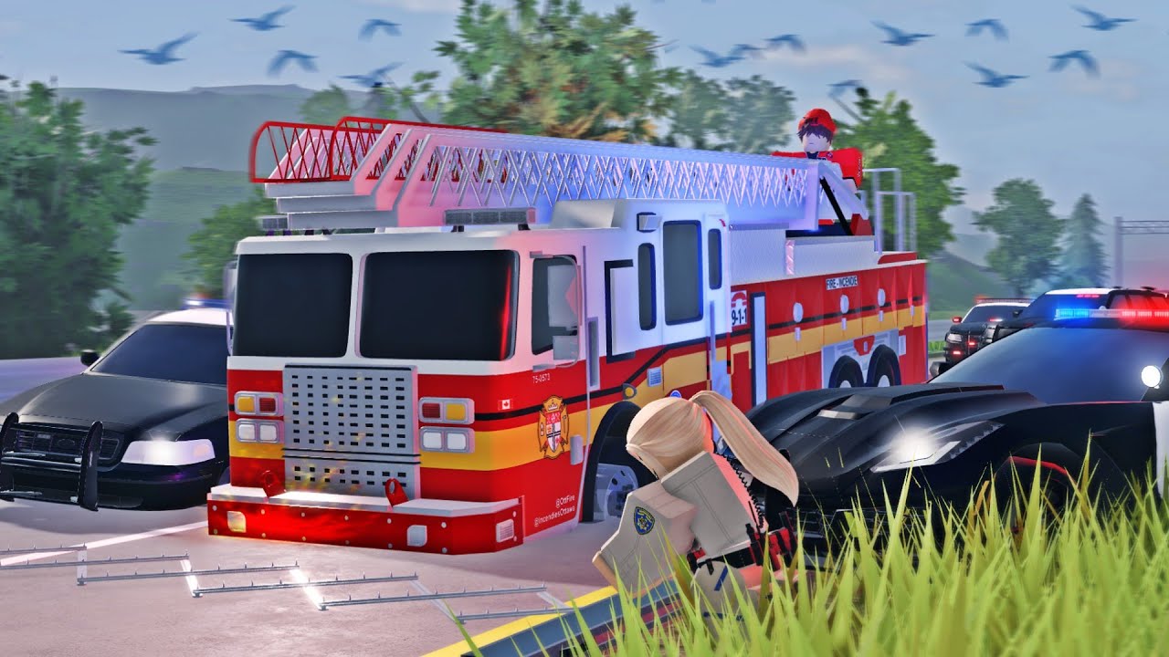 Spiking a STOLEN FIRETRUCK! (Emergency Response : Liberty County)