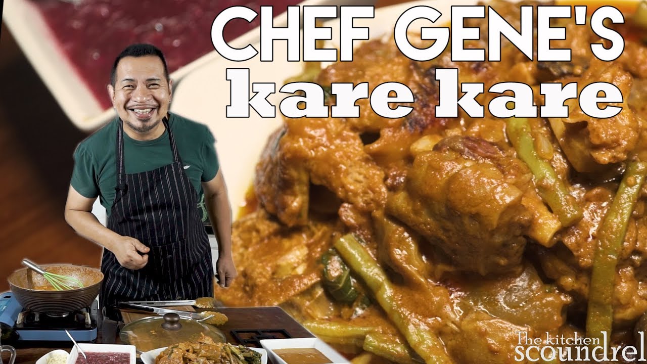 Мой рецепт Каре-Каре (филиппинское тушеное бычье хвост в арахисовом соусе) | Шеф-повар Джин Гонсалес