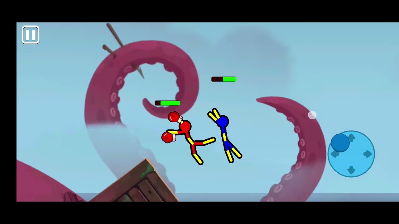 Jugando un juego de espada