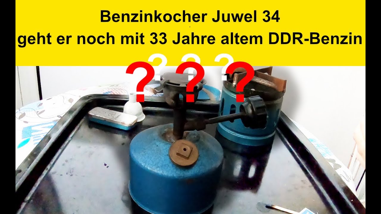 DDR-Benzinkocher Juwel 84 - Anleitung