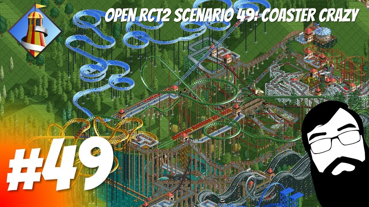 Let's play RollerCoaster Tycoon! Scenario 49 - Coaster Crazy