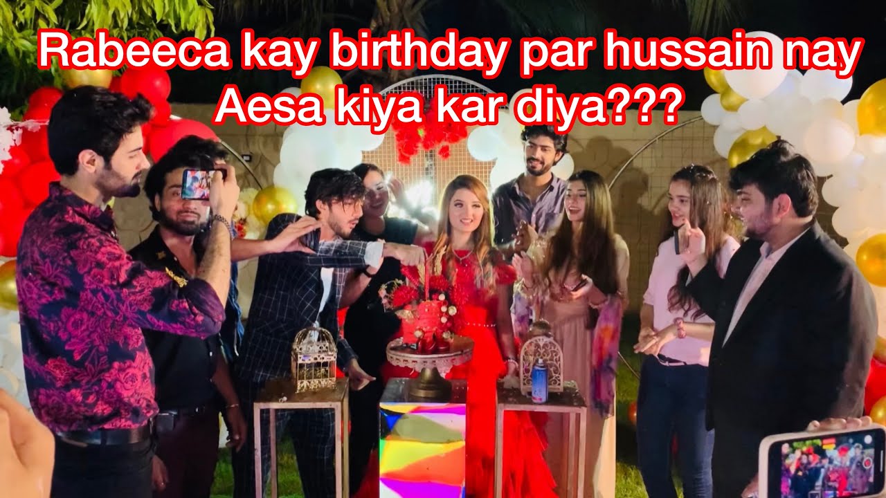 Behind the scenes of Game show | backstage life | rabeeca surprise bday party by hussain
