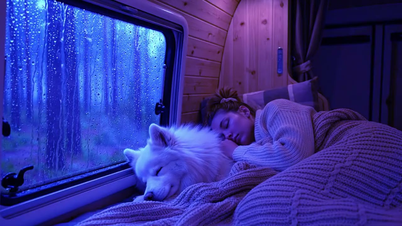 Deep Sleep Rain Sounds with Calm Thunder and Natural Ambience