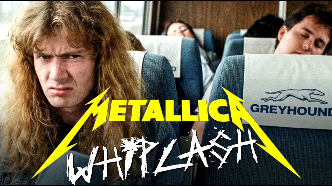 METALLICA - WHIPLASH (Music Video) - Mustaine Bus Ticket Version