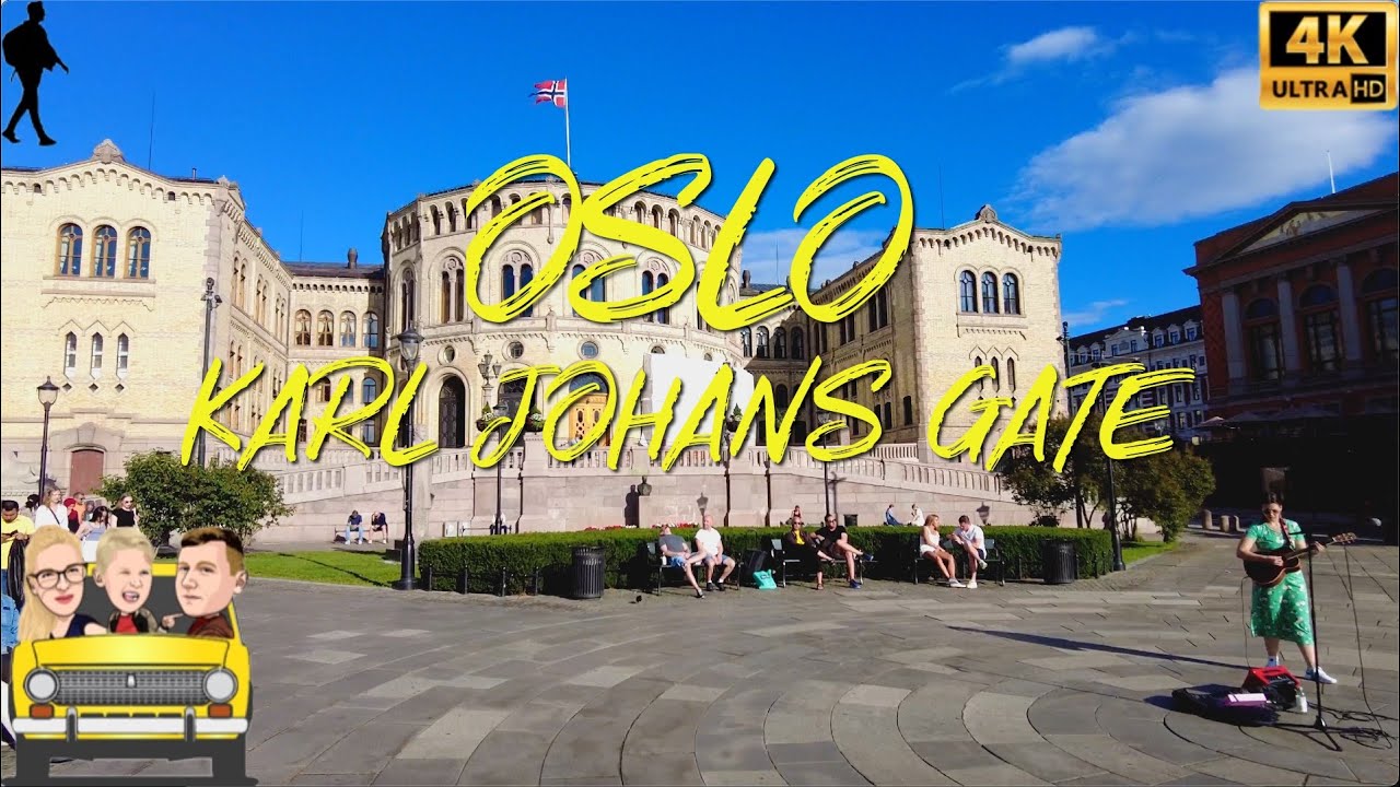 Karl Johans Gate Oslo Norway 🇳🇴 Walking Tour