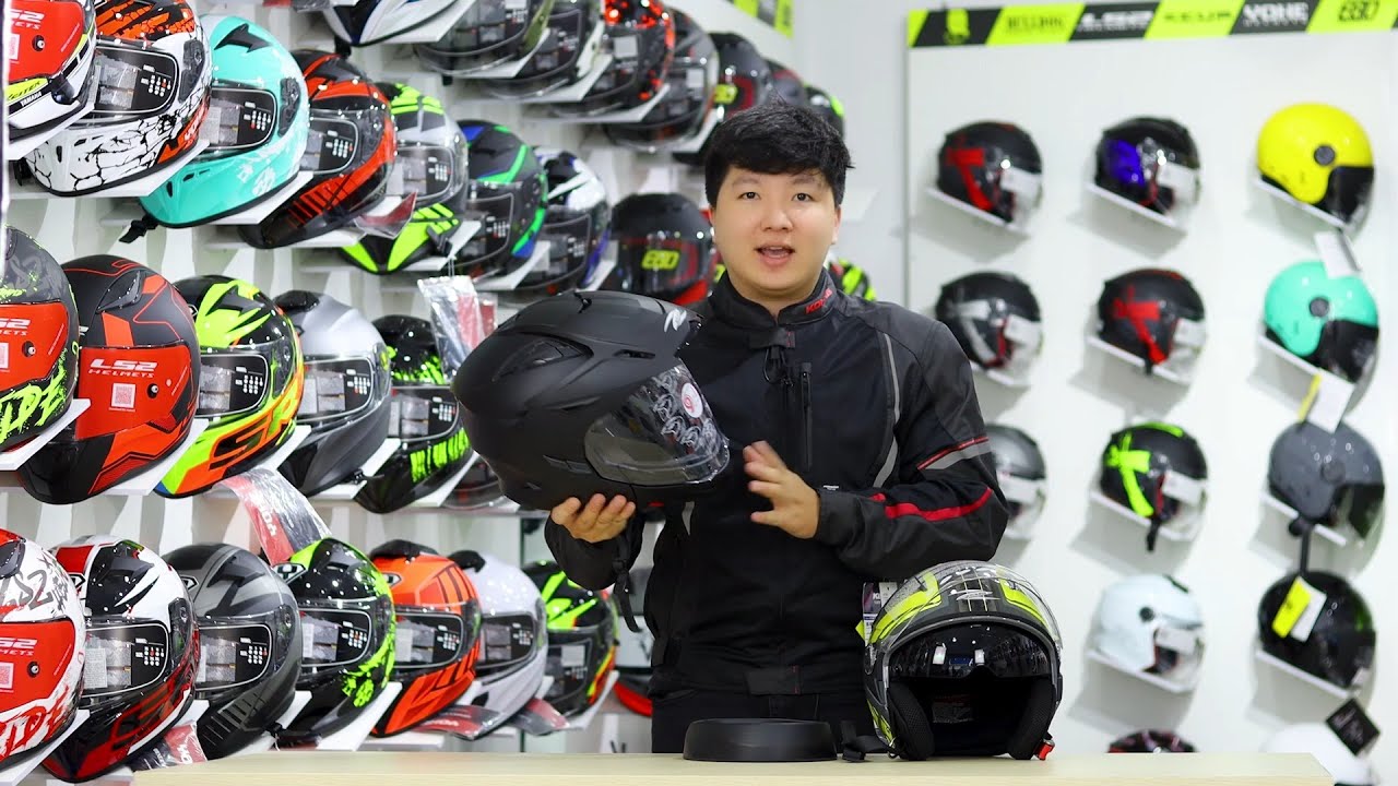 Nên mua mũ 3/4 2 kính #Zeus_613B hay #Zeus_205